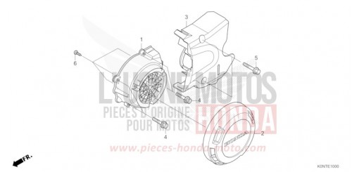 COUVERCLE DE GENERATEUR C.A. CBF125MEFT de 2026